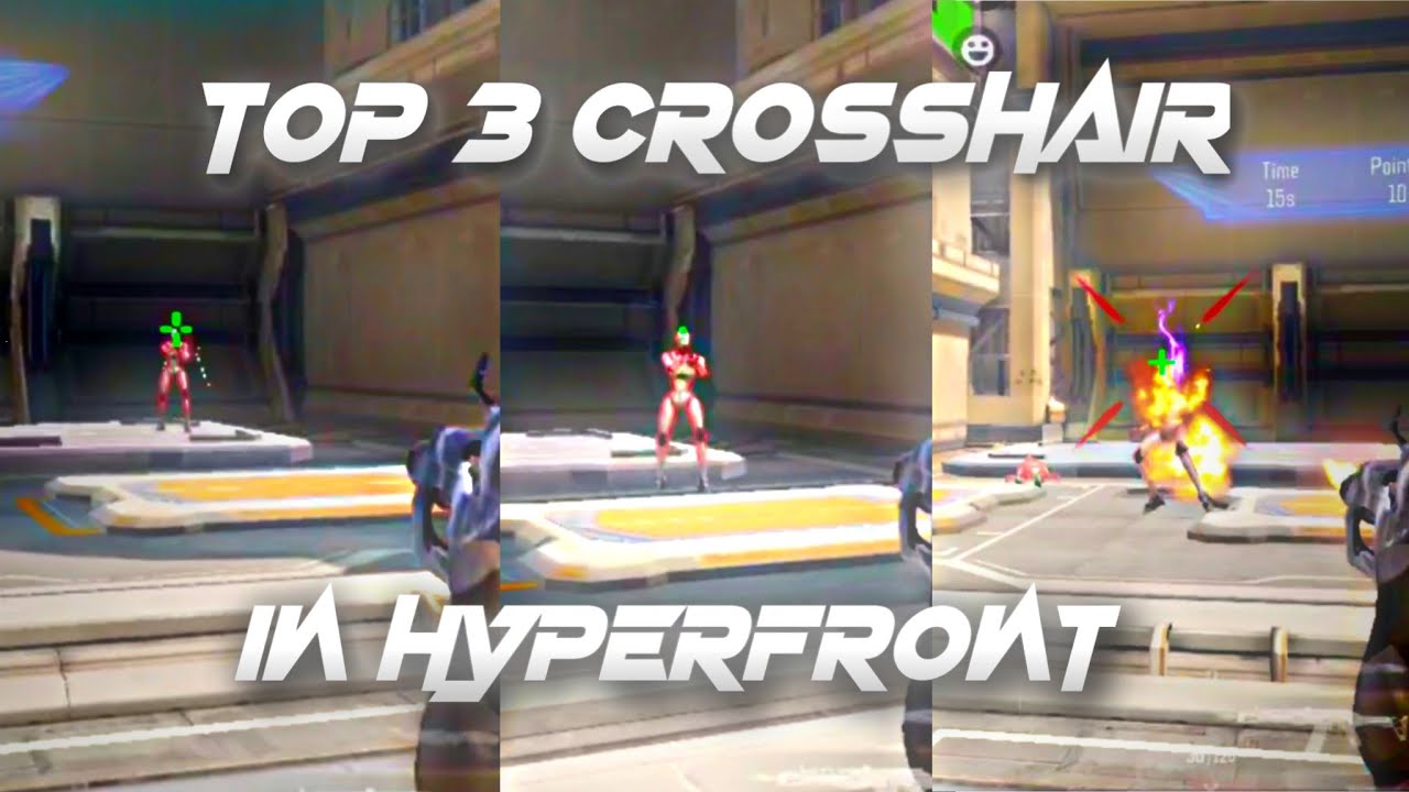 Best Crosshair In HyperFront | Top 3 CrossHair | Improve Aim |