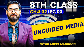 unguided media | 8th computer chapter 2