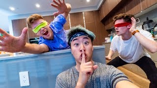 Blindfolded Hide And Seek Challenge reversed