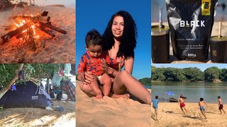 Vlog Acampamos Na Praia