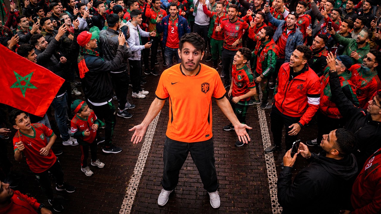 شوفوا فوز المغرب من وسط هولندا 🇲🇦🇳🇱