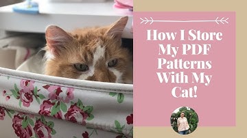 How I Store My Sewing Patterns - Digital PDF Sewing Pattern Storage