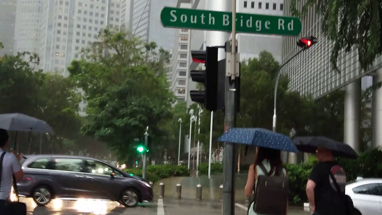 Rainy day in Singapore YouTube
