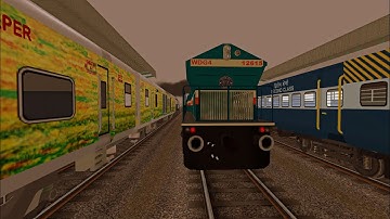 Kamakhya Sealdah AC Express Part 1 in MSTS Open Rails