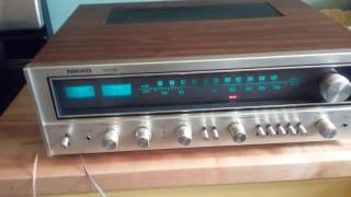 Nikko 7075 AM/FM stereo receiver demonstration