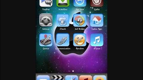 iTouch - Put Apps Into Folders (Categories)