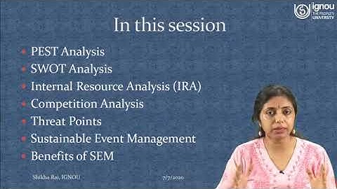 IGNOU Live Session on "Analysing Event Environment" for MAJMC/PGJMC/ MJM-020 Students