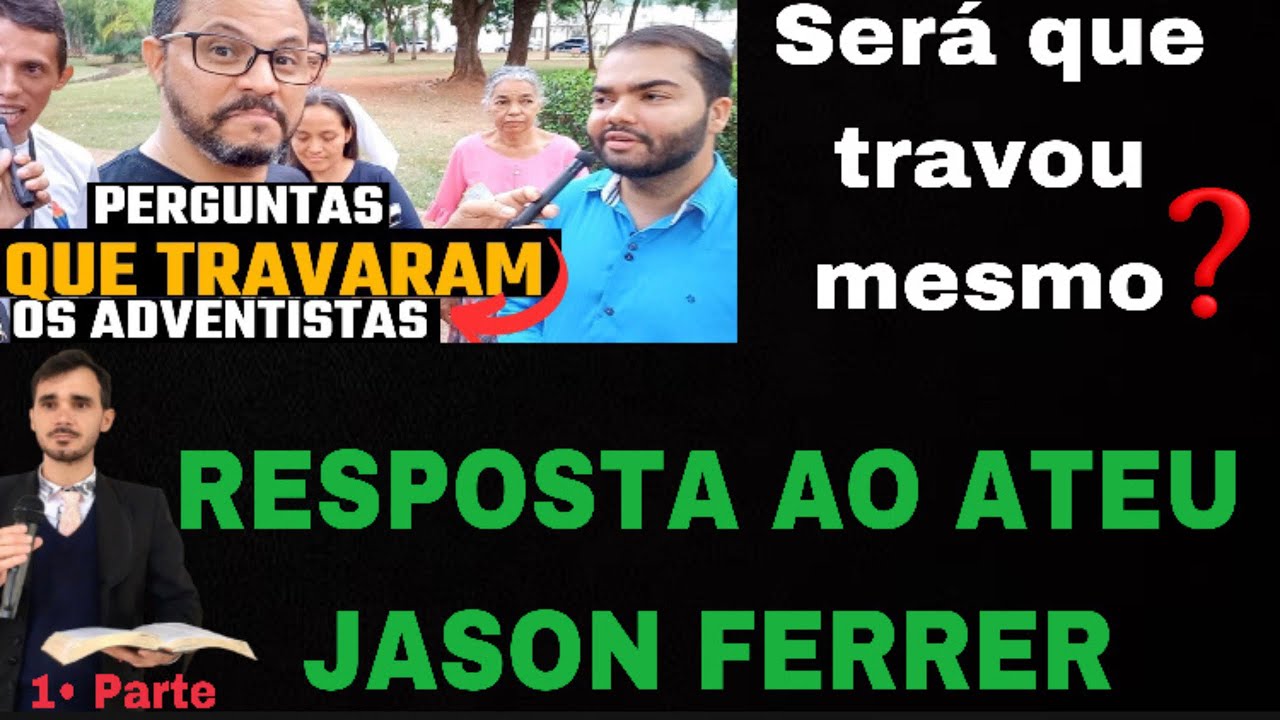 JASON FERRER  FALA ATEU - JESUS CRISTO NUNCA EXISTIU! 