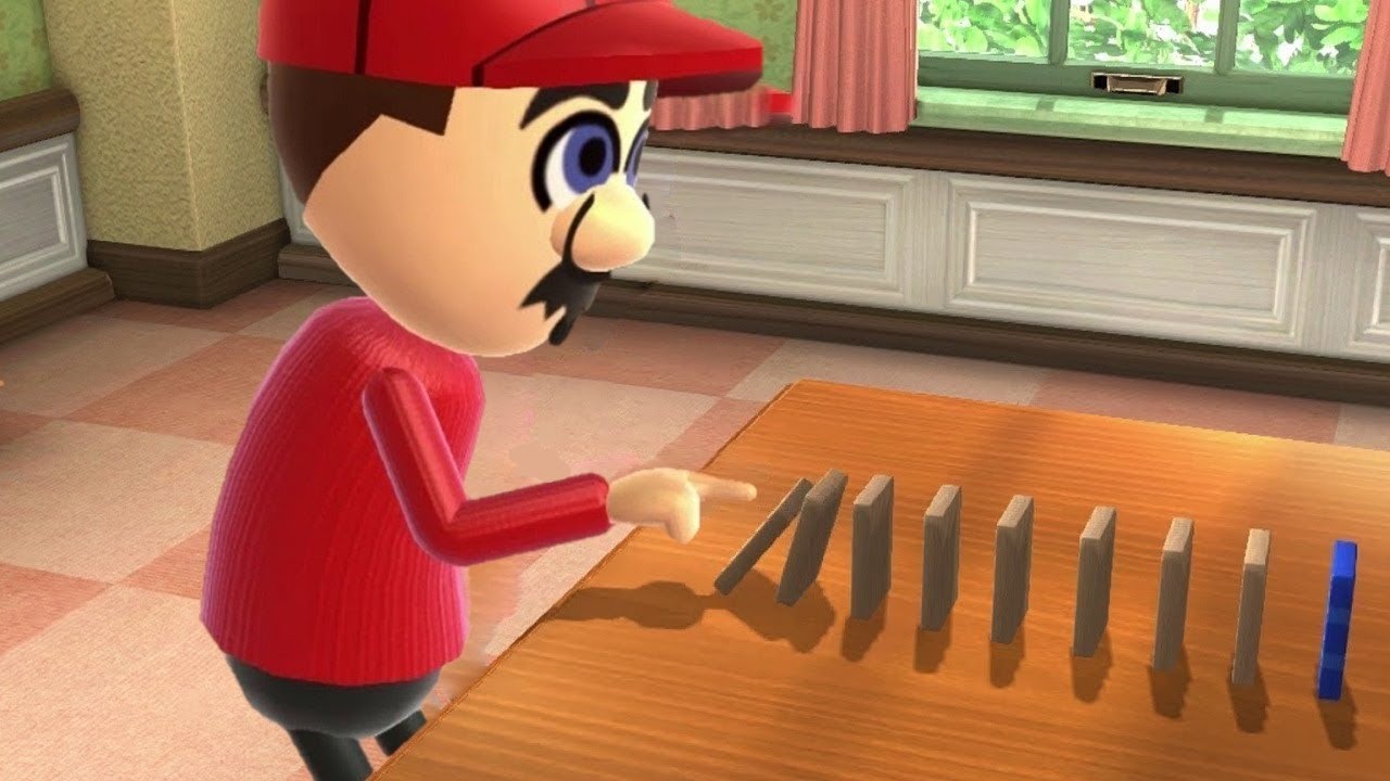 Wii Party U Minigame Battle - Mario vs Matt vs Andre vs Sophia