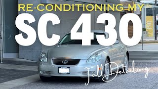 RE-CONDITIONING MY 2004 LEXUS SC 430 TO MAKE IT BETTER THAN NEW // FULL DETAILING & GRAPHENE COATING by AutomotivePress 4,373 views 1 month ago 7 minutes, 31 seconds