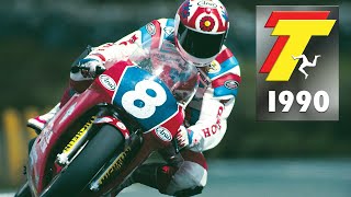 Isle of Man TT 1990 | Carl Fogarty wins the Formula 1 Race