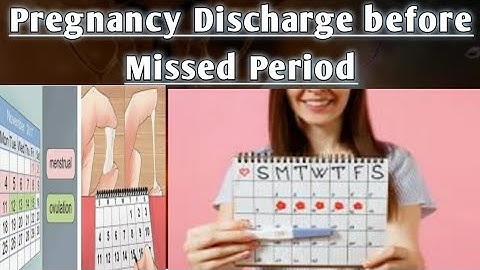 Discharge during early pregnancy before missed period