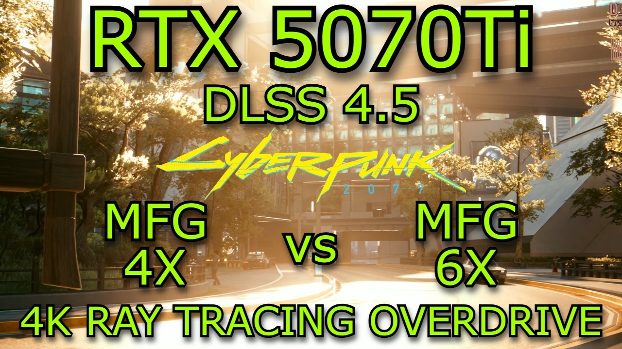 RTX 5070 Ti | Cyberpunk 2077 | 4K RT Overdrive | DLSS 4.5 Multi Frame ...