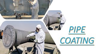 PIPE COATING l OILANDGAS l ARAMCOREFINERY l SAUDIARABIA l SANDBLASTING