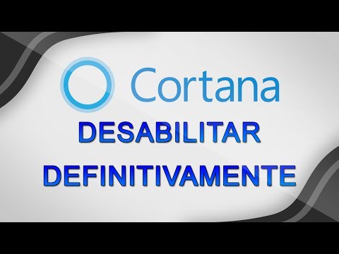 COMO DESATIVAR A CORTANA DEFINITIVAMENTE - SEM ERROS