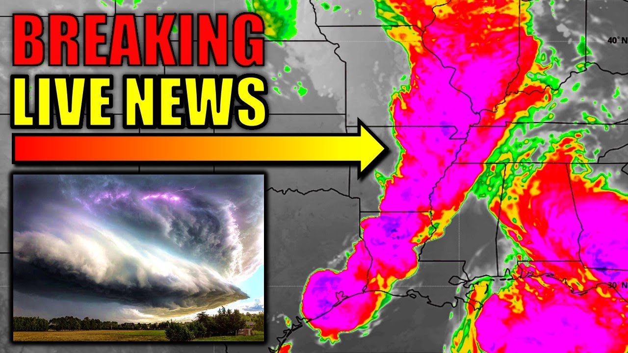 LIVE Severe Weather Coverage: Very Large Hail, Damaging 65+ Winds, Few ...