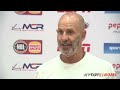 Press conference with Illawarra coach Brian Goorjian