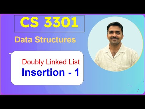 Doubly Linked List Insertion Part 1 in Tamil | 1.11