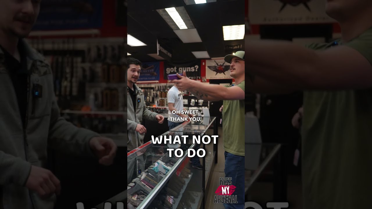 Gun Store Etiquette Firearms Guns Whatnottodo Glock