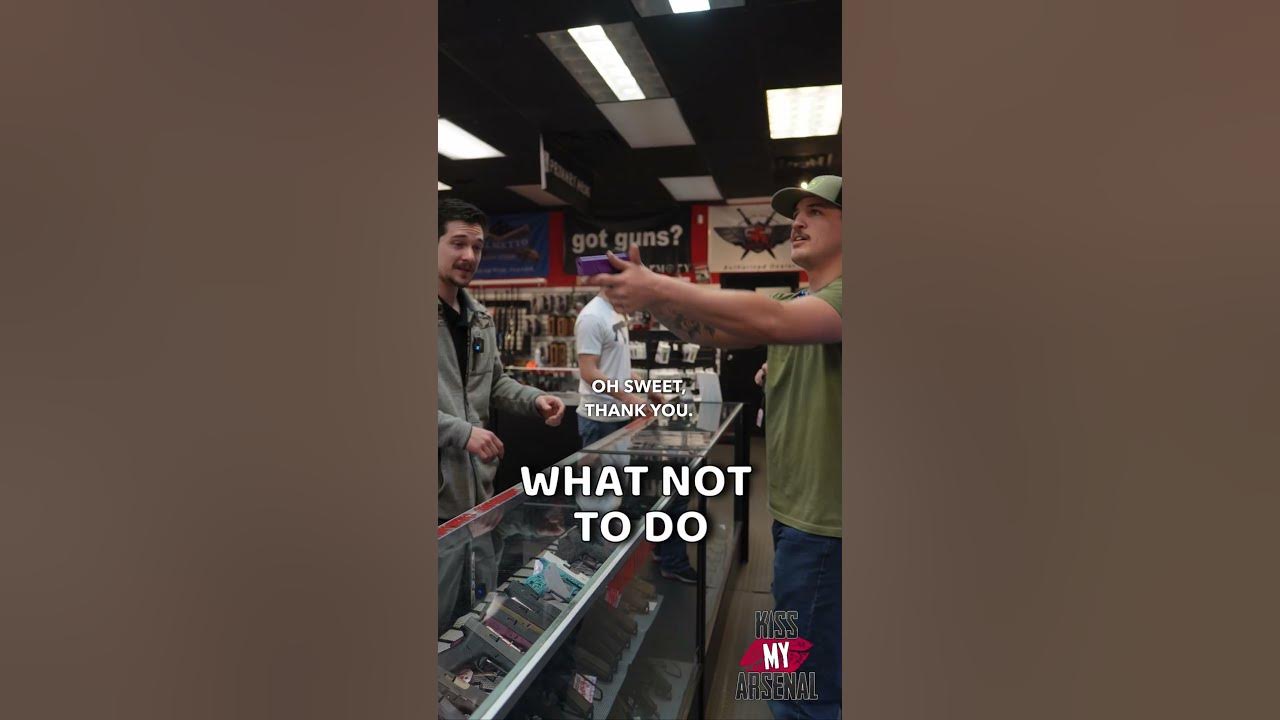 Gun Store Etiquette #firearms #guns #whatnottodo #glock