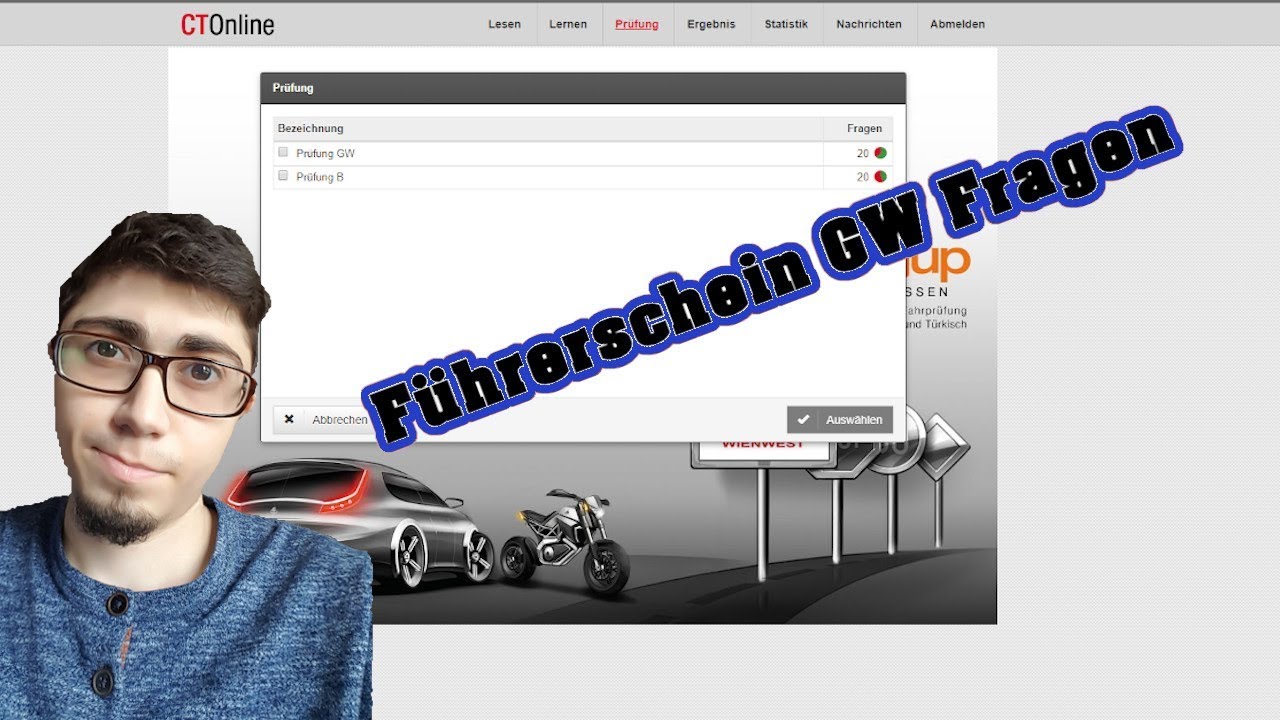 Führerschein Grundwissen/Fragen - YouTube