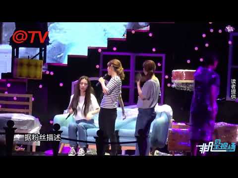 【1年前】S.H.E雨中賣力彩排 天空出現雙彩虹奇景