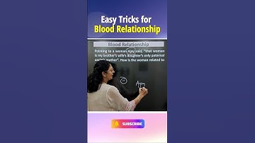Easy tricks for Blood Relationship | Harjeet Ma