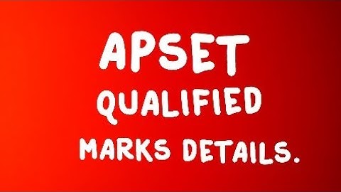 ap set 2020 qualified marks details .#think01_apset  telegrm  - @apset_ugcnet_think01