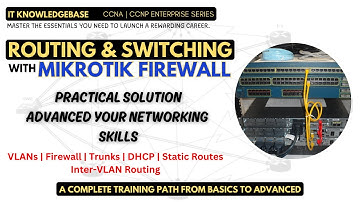 MikroTik Routing & Switching | VLANs, Inter-VLAN Routing, Static Routes, Trunking