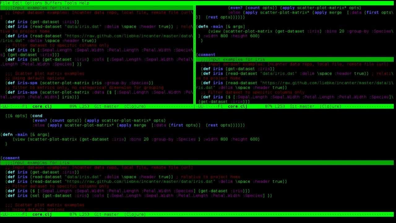 Emacs in a terminal YouTube
