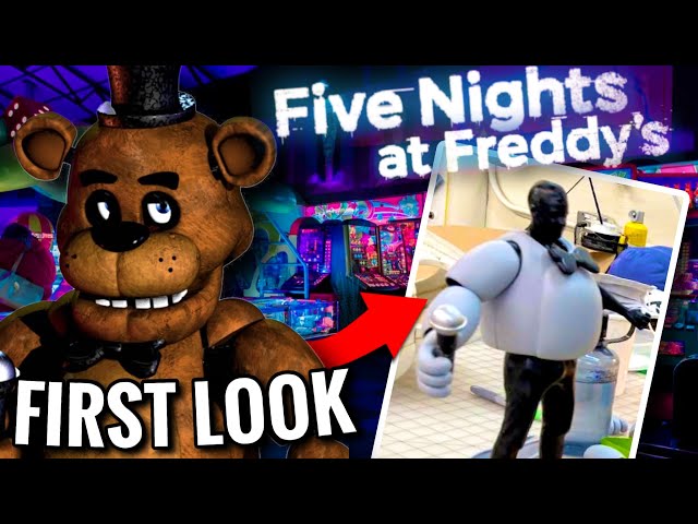 FNAF Movie Freddy Animatronic REVEALED!! (Five Nights At Freddy's Movie  News) 