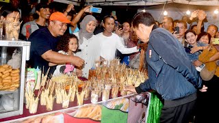 Presiden Jokowi Sapa Warga di Malam Pergantian Tahun, Surakarta, 31 Desember 2023