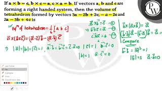 If \( \mathbf{a} \times \mathbf{b}=c, \mathbf{b} \times \mathbf{c}=...