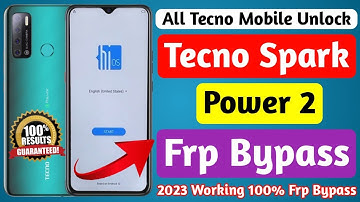 Tecno Spark Power 2 Frp Bypass || New Trick 2023 Without Pc || All Tecno Android 10 Frp Bypass