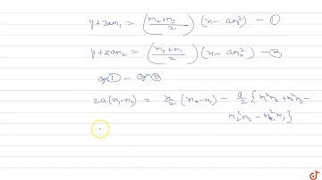 If the normals at the points P, Q, R on the parabola  `y^2 = 4x` meet in the point  `(h, k)`. I...