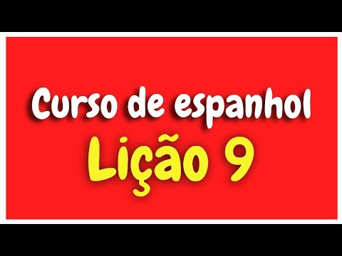 Curso de espanhol lição 9 para iniciantes HD