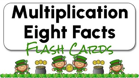 Multiplication Flashcards 8