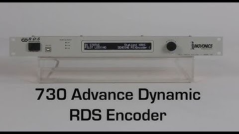 730 - Advanced Dynamic RDS Encoder - ENG