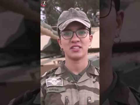 إشراق الإدريسي أول ضابط أنثى في سلاح المدرعات بالقوات المسلحة الملكية المغربية