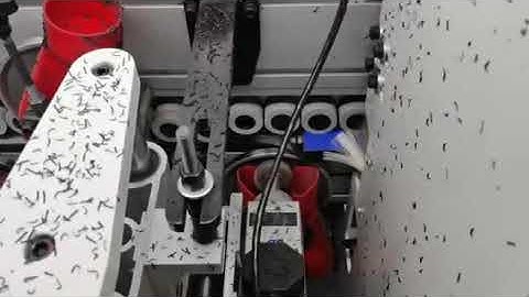 Woodworking Linear Panel Furniture Edge Banding Machine PLC intelligent control