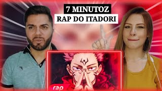 REACT Rap do Itadori Yugi e Sukuna - RECEPTÁCULO DO REI DAS MALDIÇÕES | NERD HITS | BG React