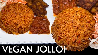 How to make Jollof Rice| Vegan Jollof Rice | Ghanaian Jollof Rice