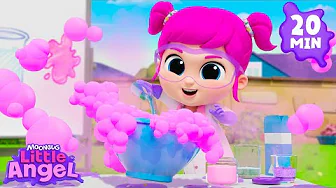 My Messy Slime Science Show ⚗️👩🏻‍🔬 +More | Little Angel Kids Songs & Nursery Rhymes