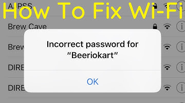 Fix" iPhone Incorrect Password WiFi Problems on iPhone & iPad, WiFi Issue Fixed