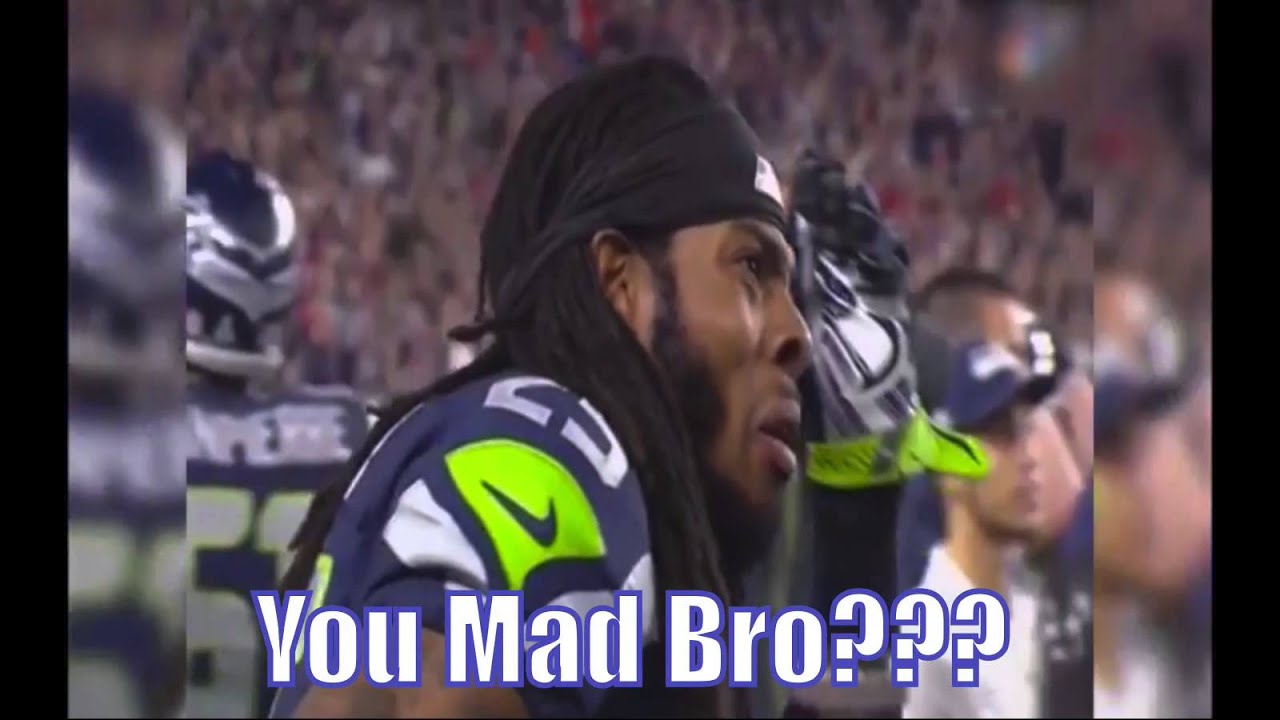 Richard Sherman "You Mad Bro???" After Super Bowl 49 LOSS 
