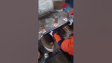 Assembling the Upper Yoke with Silicon Steel Laminations