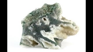 モスアゲート(苔瑪瑙) 原石 291g｜天然石 原石 通販のキラリ石