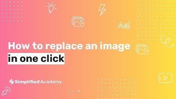 How to Replace an Image in One Click Using Simplified⚡