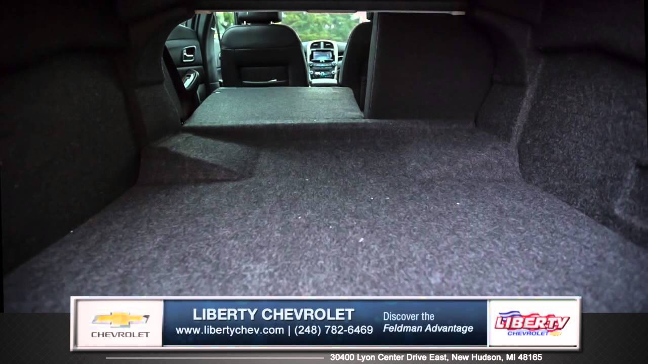 New Chevy Malibu Seating and Cargo space - YouTube