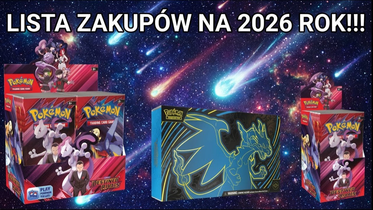 LISTA ZAKUPÓW PRODUKTÓW POKEMON 2026 !!!!